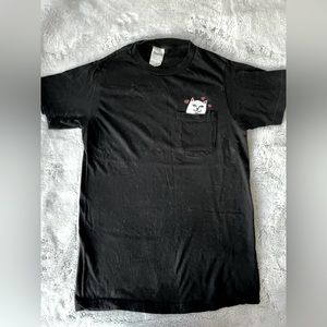 •RipnDip• black logo short sleeve tee